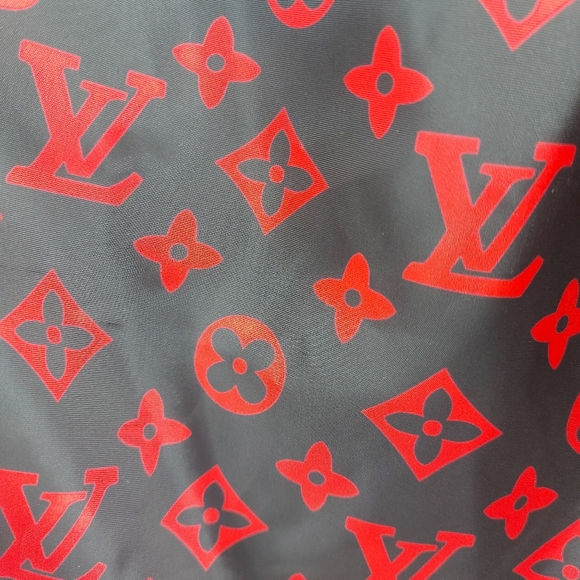 LOUIS VUITTON Red Monogram Jogging Pants In Technical Cotton - Picture 12 of 16